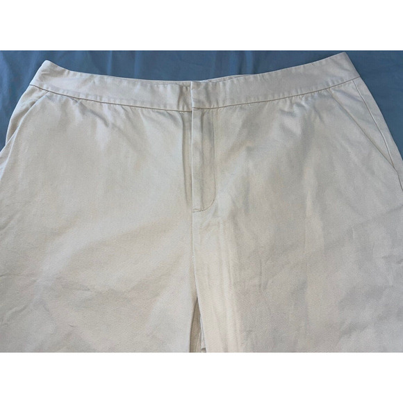 Ralph Lauren Flat Front 100% Cotton Canvas Bermuda Shorts. Women's 16, MINT!! - Picture 2 of 5